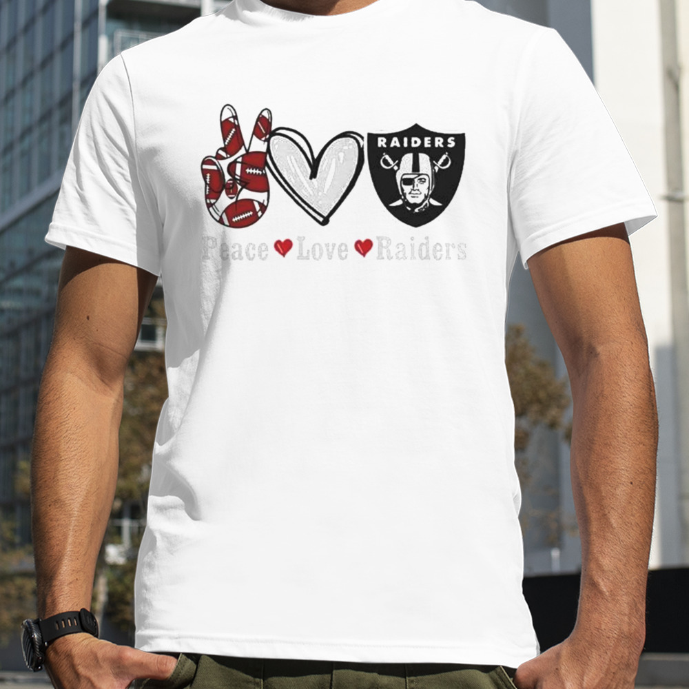 Peace Love Las Vegas Raiders 2024 T-shirt