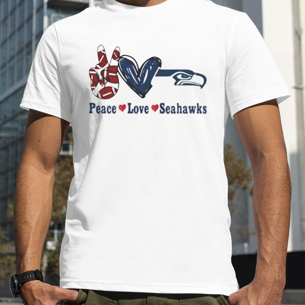 Peace Love Seattle Seahawks 2024 T-shirt