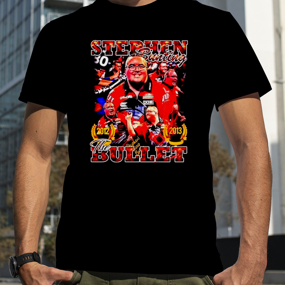 Stephen Bunting the bullet shirt