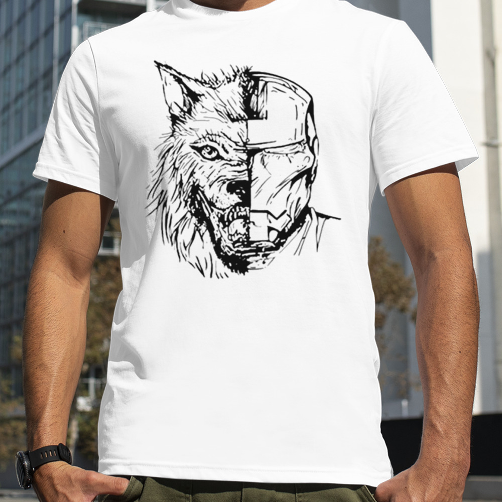 Tony Stark direwolf Iron man house stark shirt