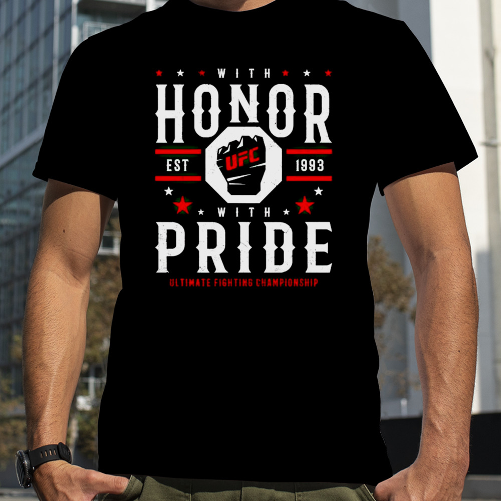 UFC With Honor With Pride shirt