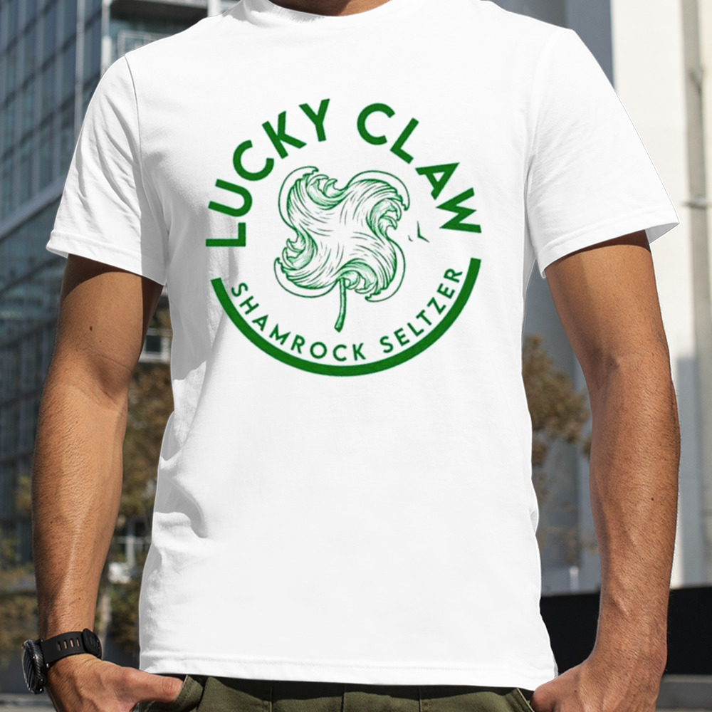 Lucky claw shamrock seltzer shirt