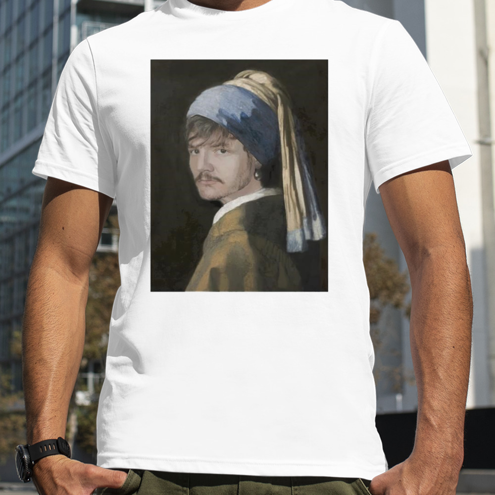 Pedro girl with a pearl earring shirt