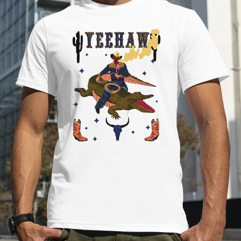 Yeehaw Cowboy Gator T-Shirt