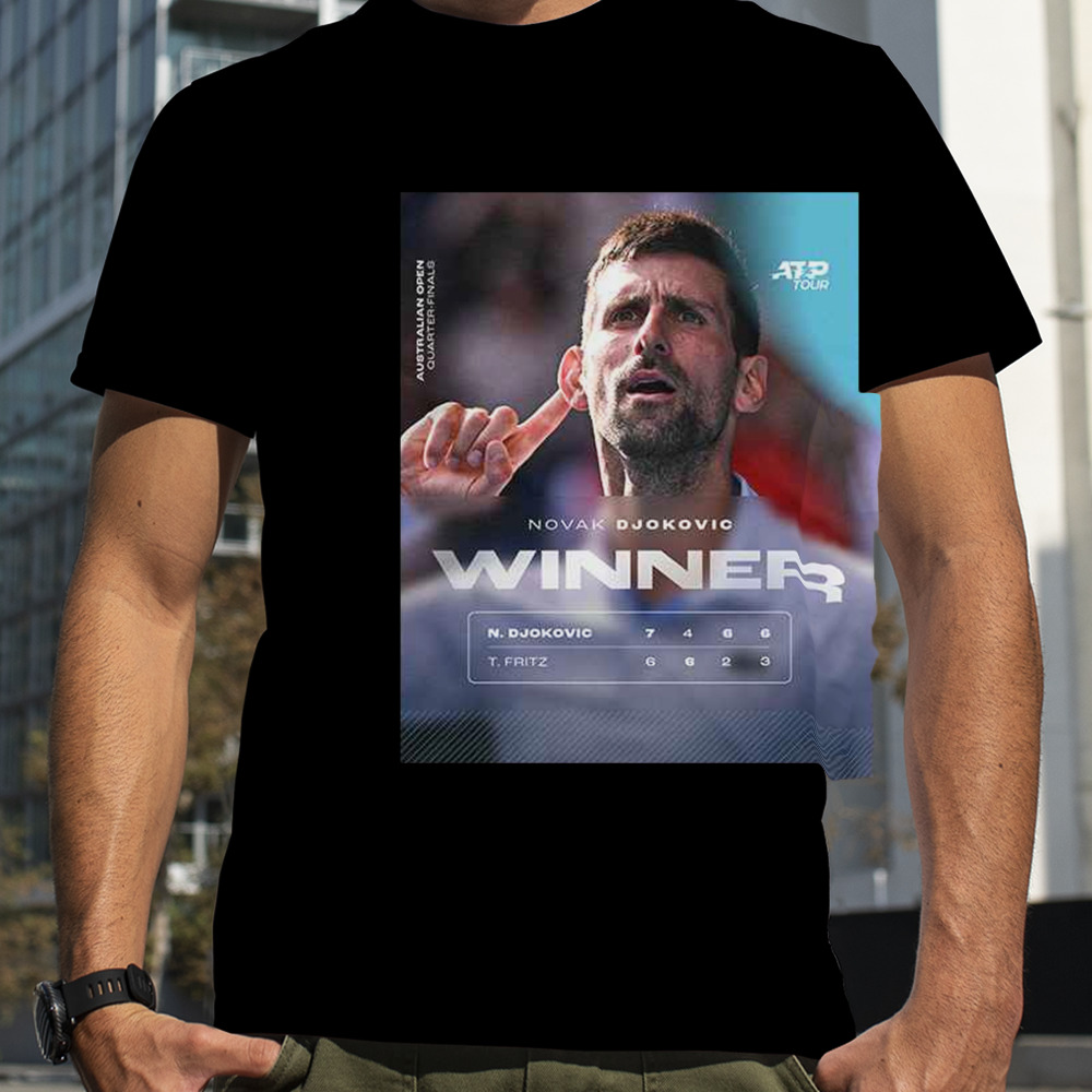 48th Grand Slam Semi-final Novak Djokovic Winner Australian Open Quarter-finals AusOpen ATP Tour 2023-2024 T-Shirt