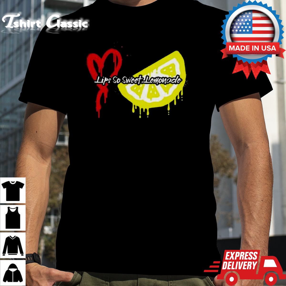 Alex Sampson Lips So Sweet Lemonade 2024 Shirt