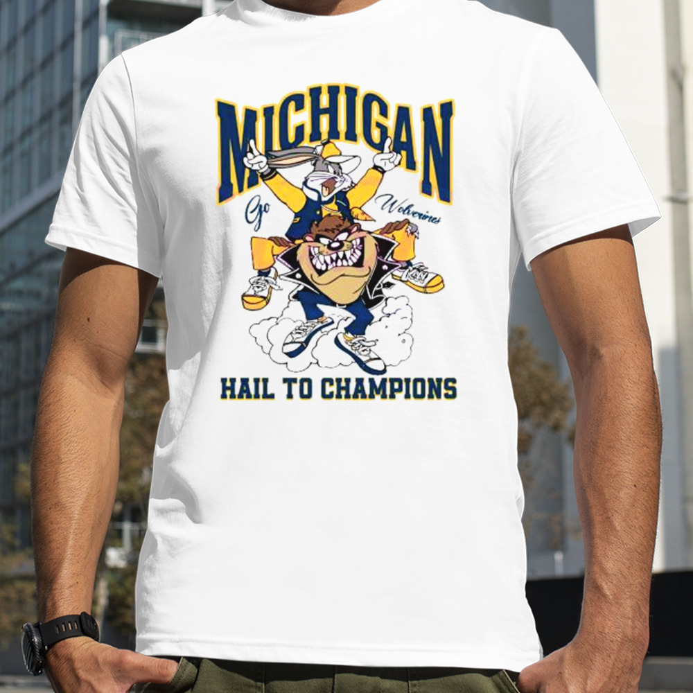 Carry Each Other To Celebrate Victory Go Wolverines Hail To Champions shirt