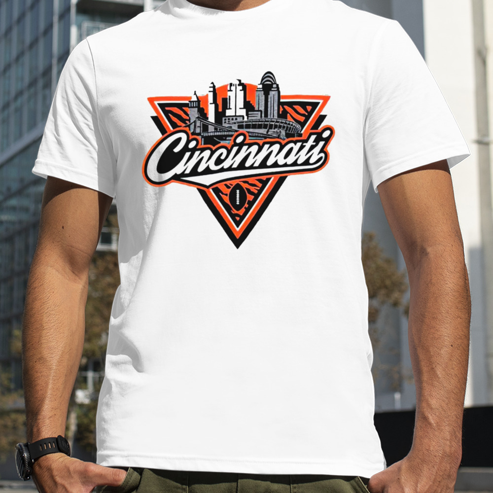 Cincinnati Bengals football skyline shirt