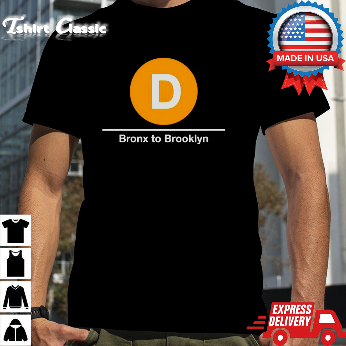 D Bronx To Brooklyn shirt