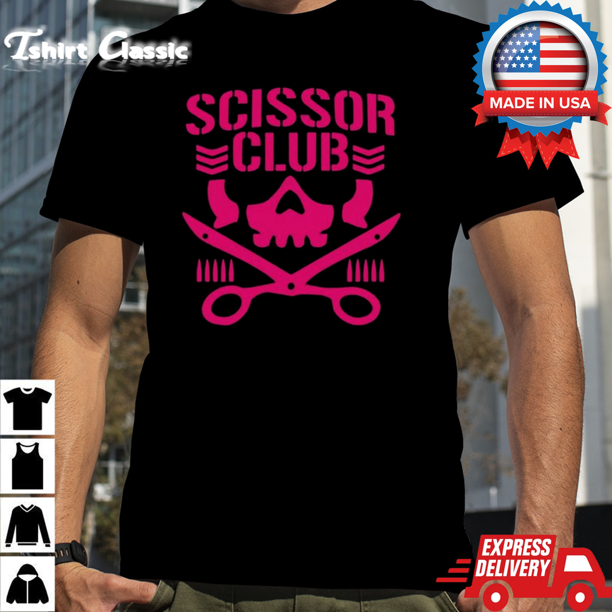 Dark Puroresu Flowsion Scissor Club Shirt