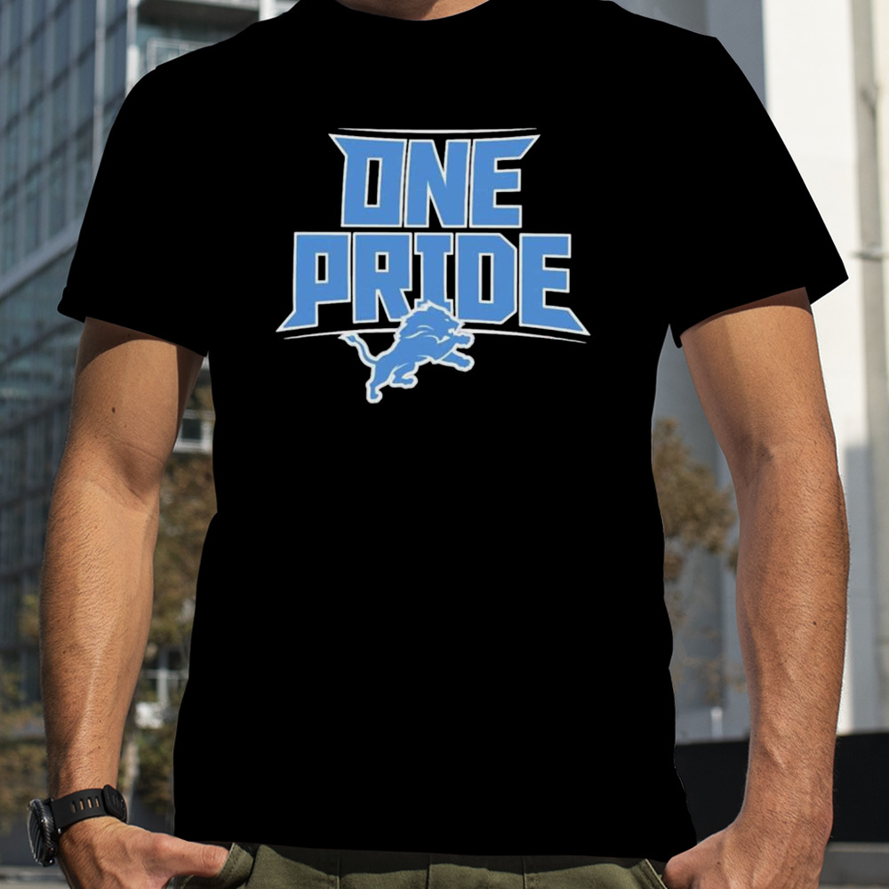 Detroit Lions NFL One Pride logo shirt