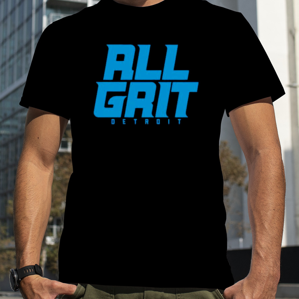 Detroit football all grit shirt