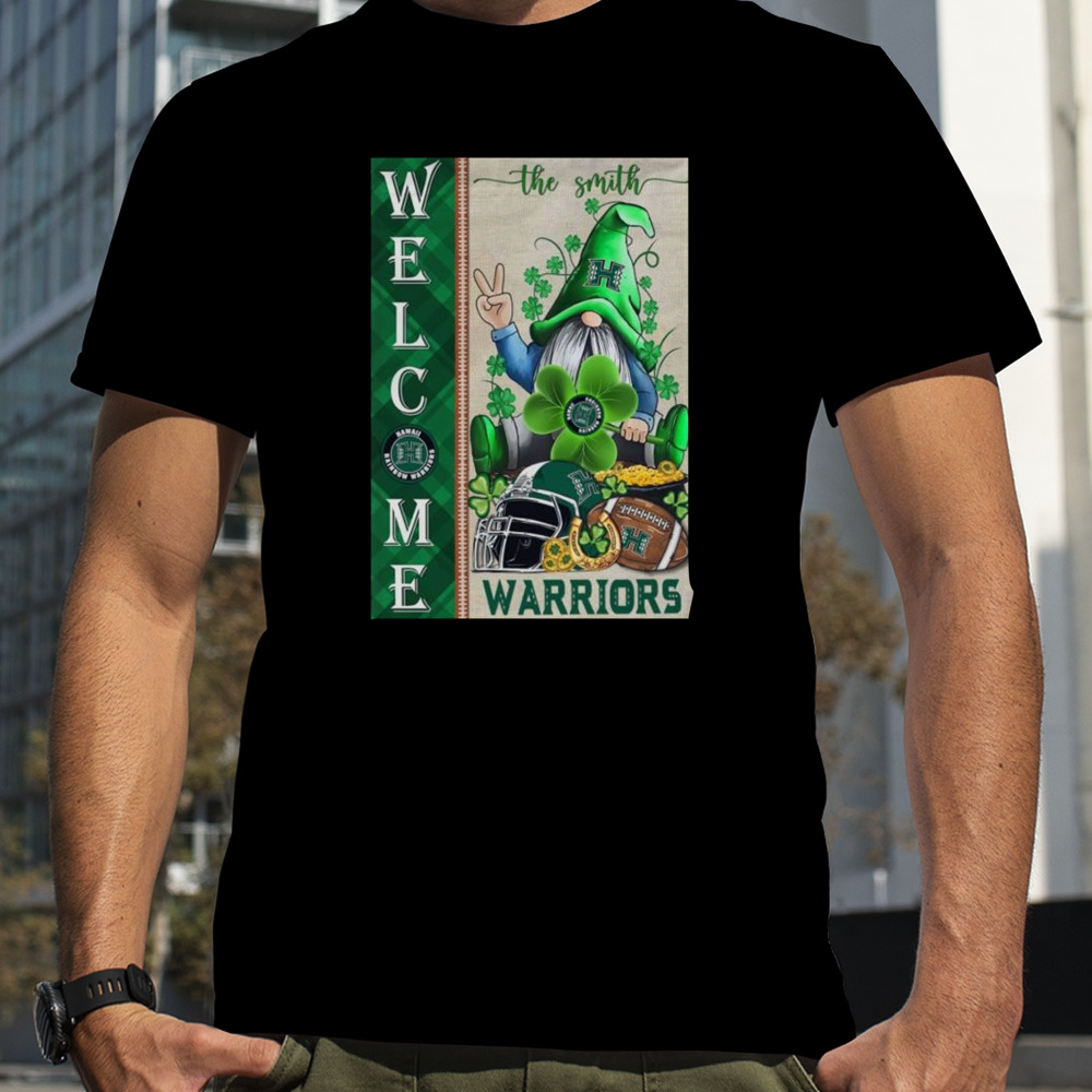 Dwarf Hawaii Rainbow Warriors St. Patrick’s Day Shamrock T-Shirt