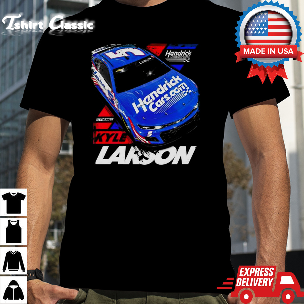 Hendrick Motorsports Kyle Larson #5 2024 HendrickCars.com Shirt