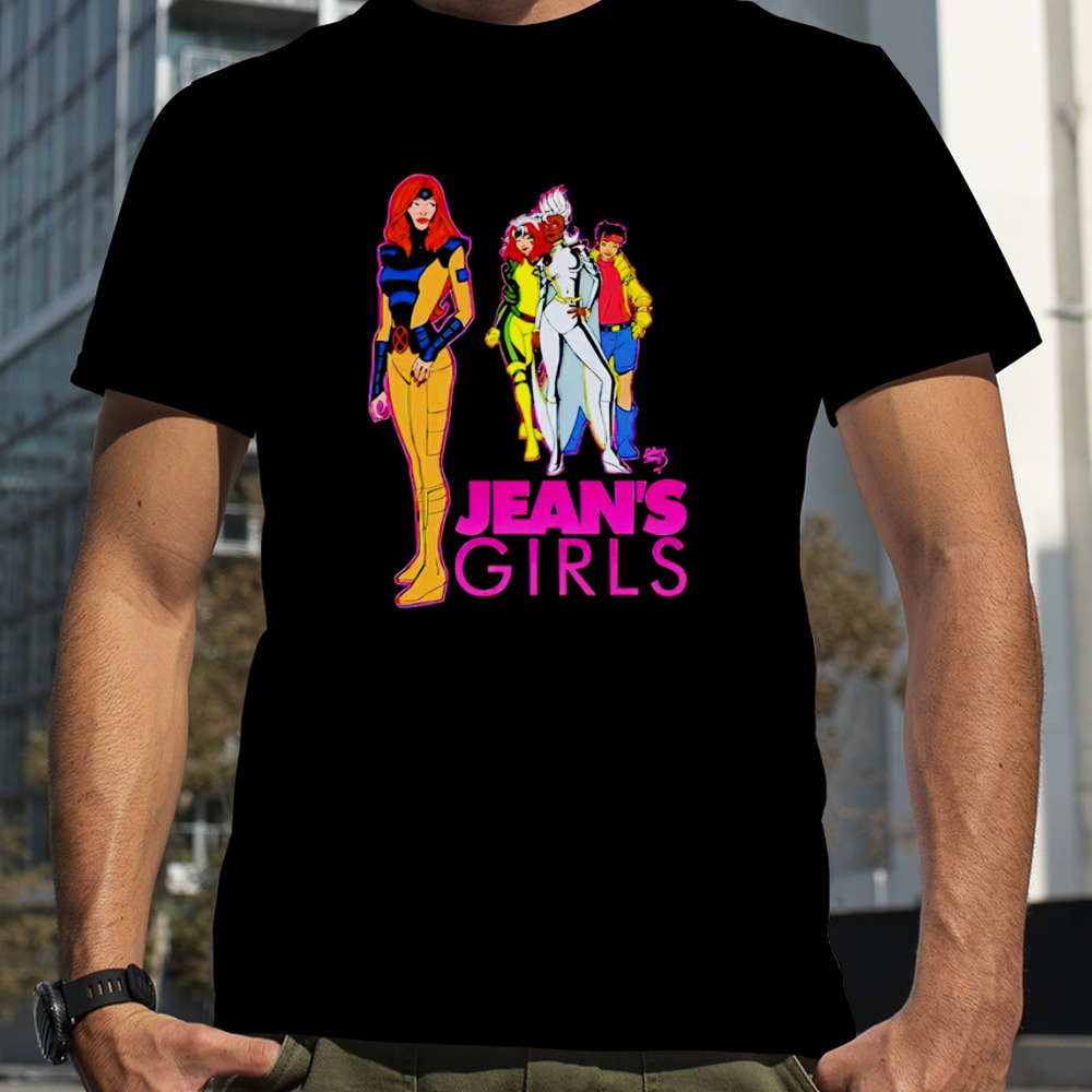 Jean Grey Rogue Storm and Jubilee Jean’s Girls shirt