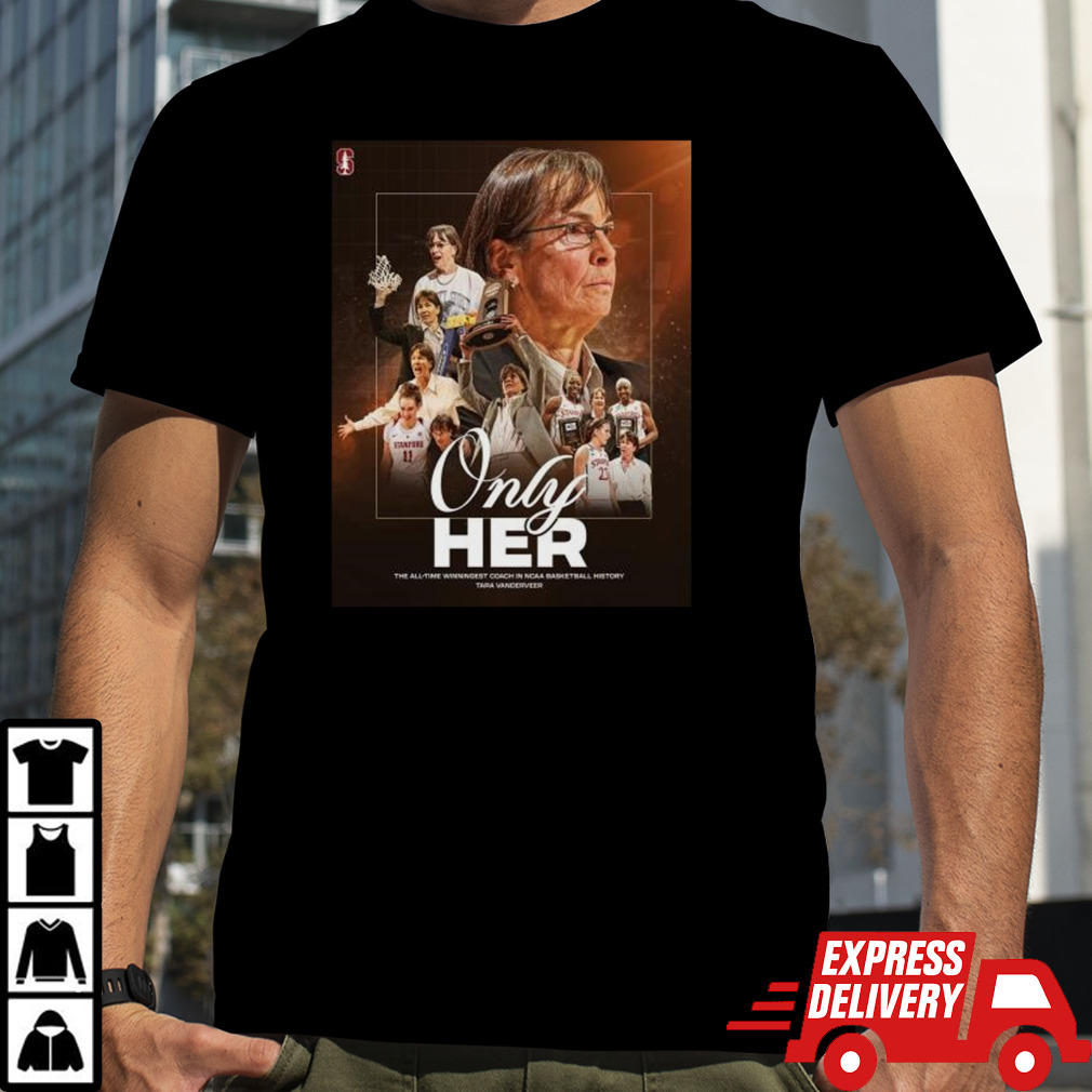 The All-Time Winningest Coach In NCAA Basketball History Only Her Tara Vanderveer Shirt