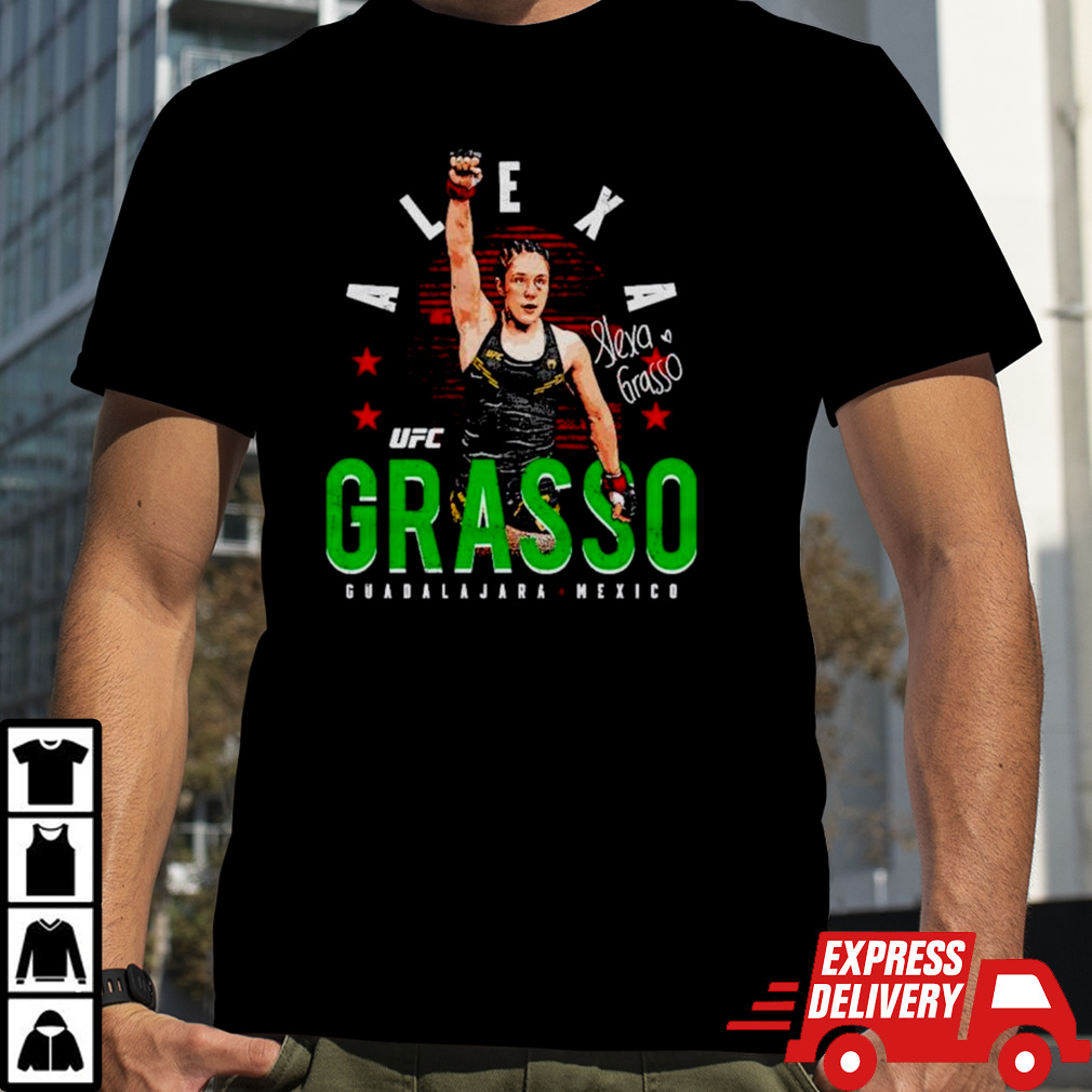 Alexa Grasso Guadalajara Mexico signature shirt