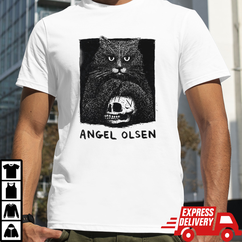 Angel olsen cat and skull shirt