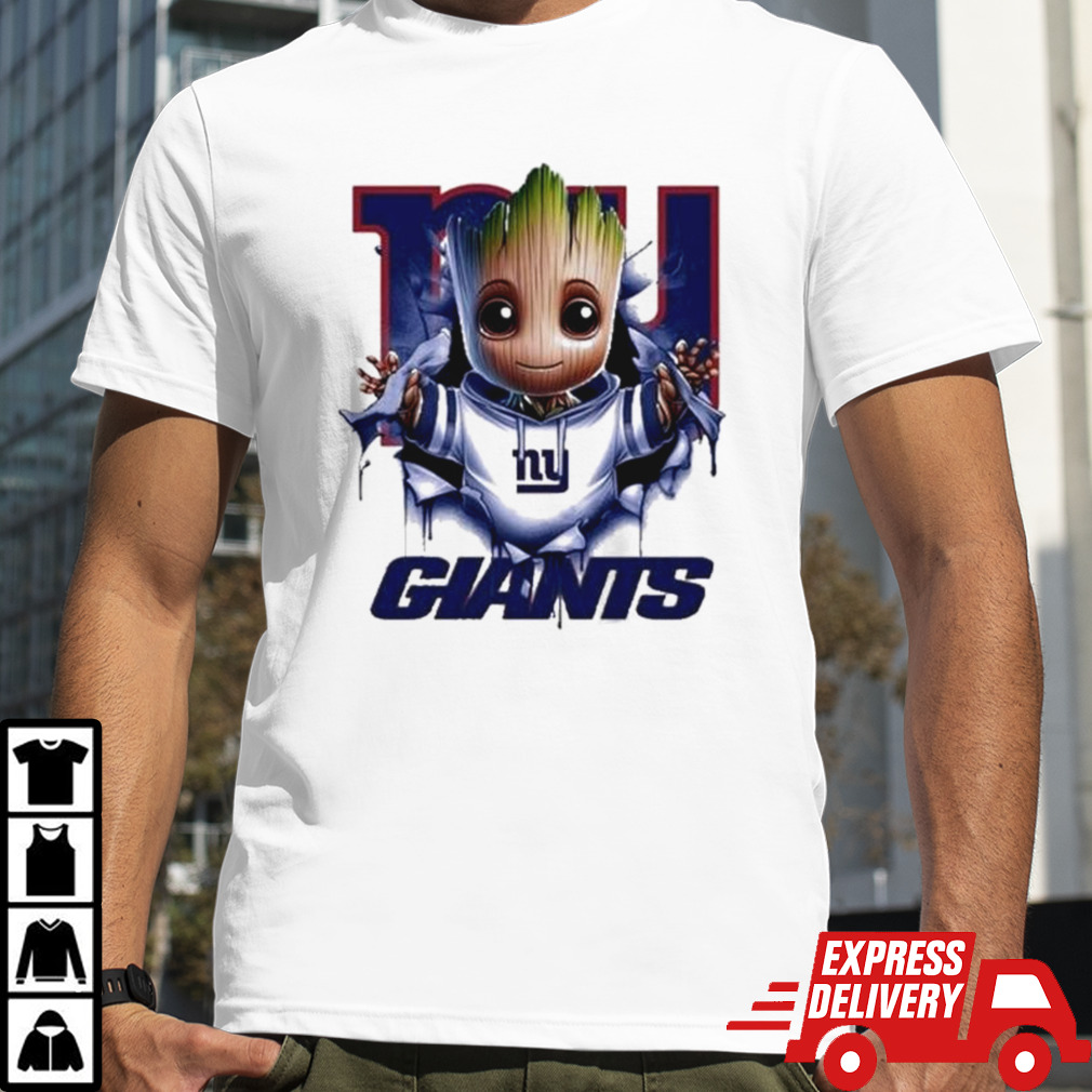 Baby Groot Blood Inside Me New York Giants 2024 T-Shirt