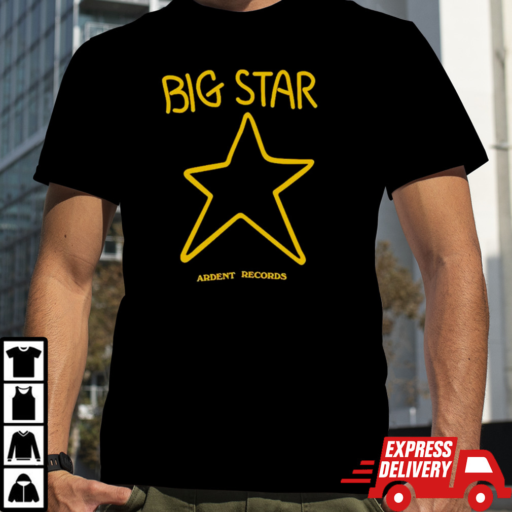 Big Star ardent records shirt