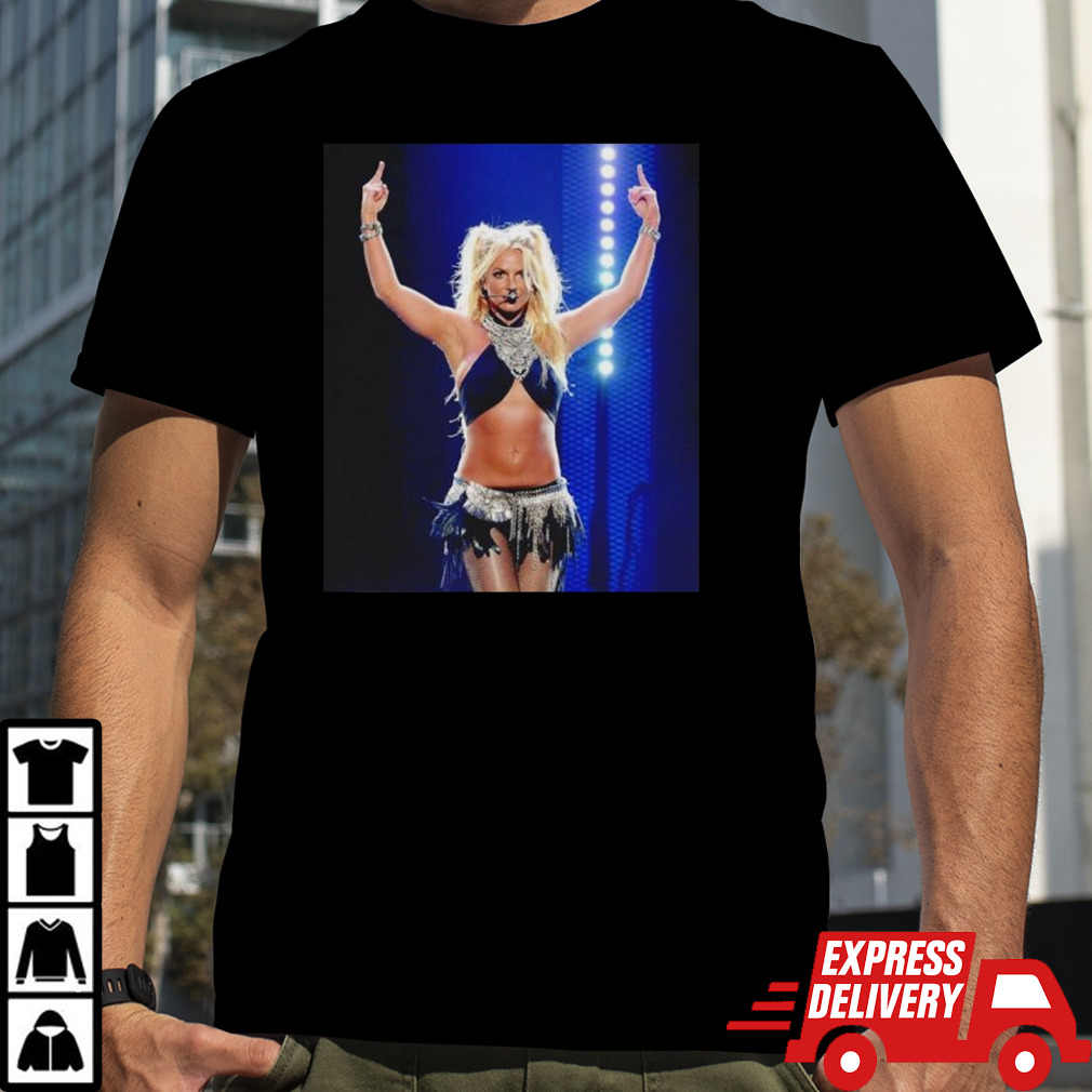 Britney Spears Middle Finger shirt