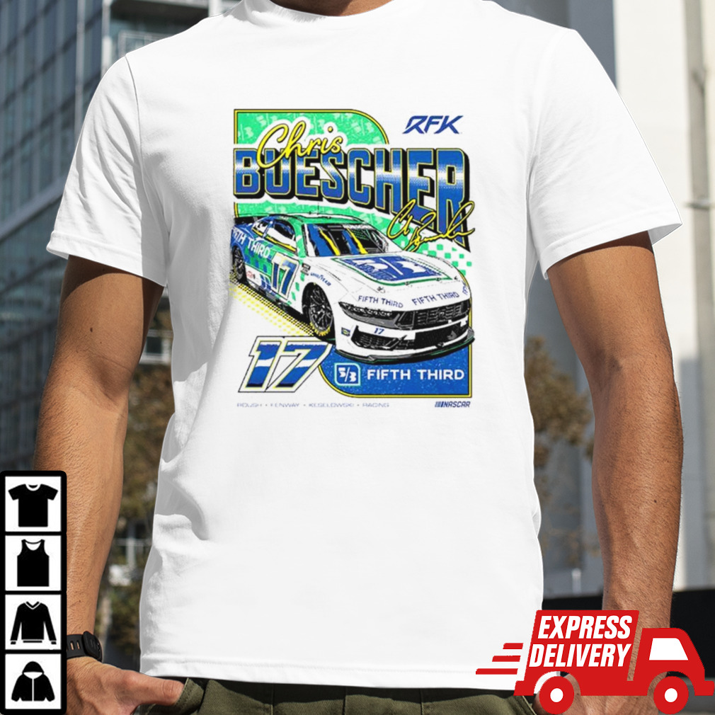 Chris Buescher 2024 Fifth Third signature shirt