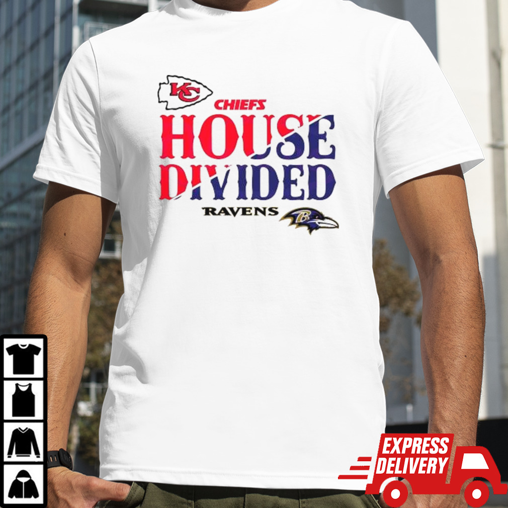 House Divided Kansas City Chiefs Vs Baltimore Ravens Shirt