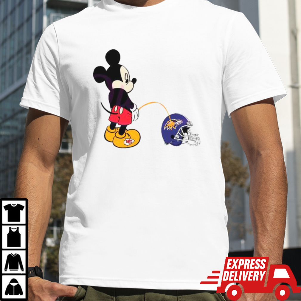 Mickey Chiefs Piss On Baltimore Ravens shirt