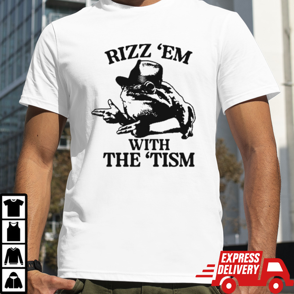 Rizz ‘Em With The ‘Tism Cowboy Frog shirt