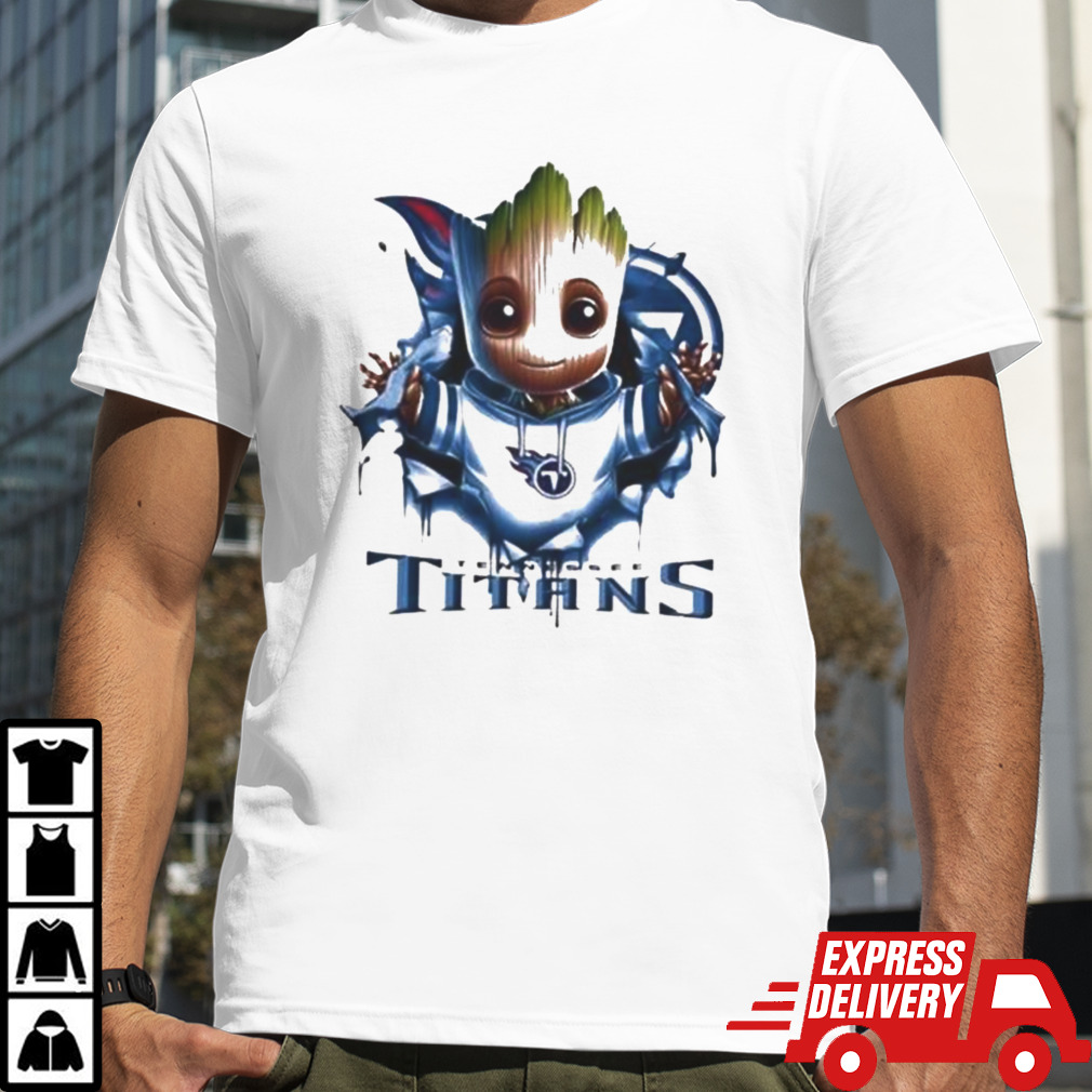 Tennessee Titans Baby Groot Blood Inside Me Shirt