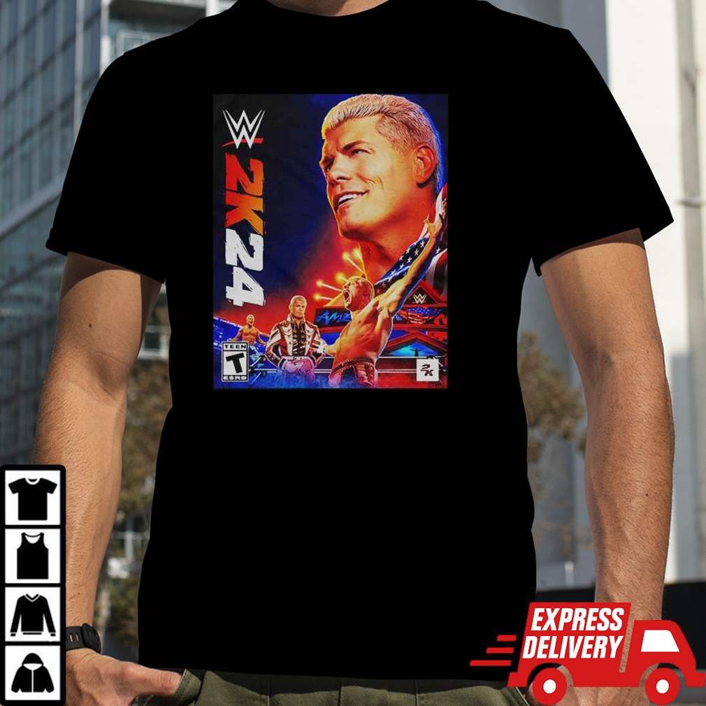 WWE2K24 Deluxe Edition Crowd Is Here Cody Rhodes T-Shirt