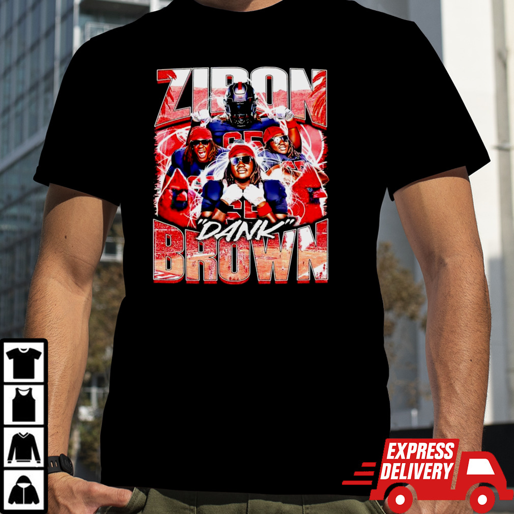 Ziron Brown Stanford Cardinal graphic poster shirt