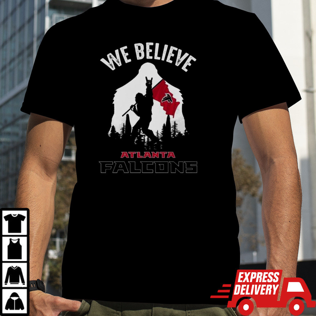 Bigfoot We Believe Atlanta Falcons 2024 Shirt