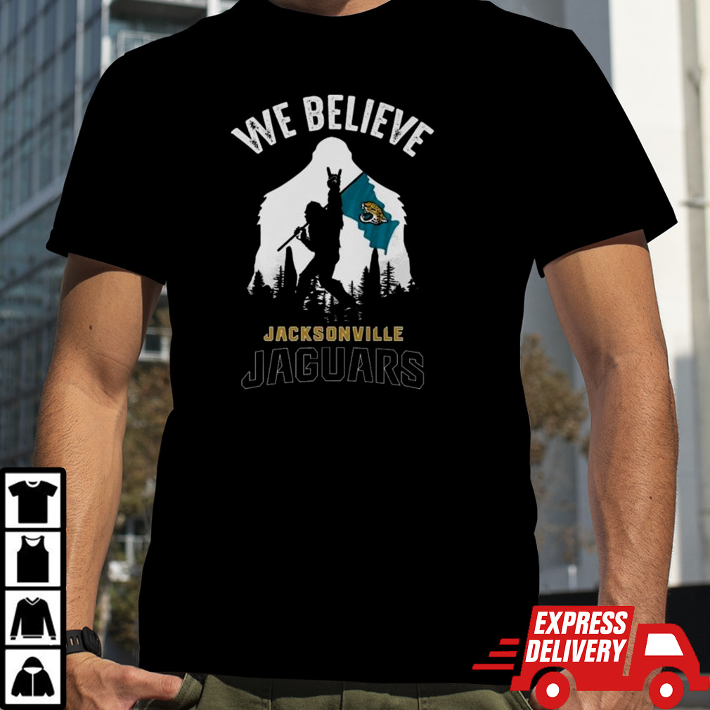 Bigfoot We Believe Jacksonville Jaguars 2024 Shirt