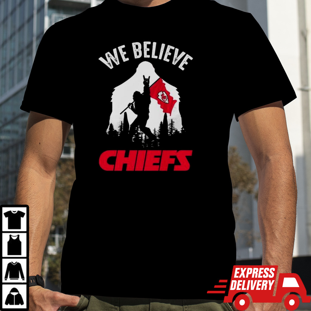 Bigfoot We Believe Kansas City Chiefs 2024 Shirt