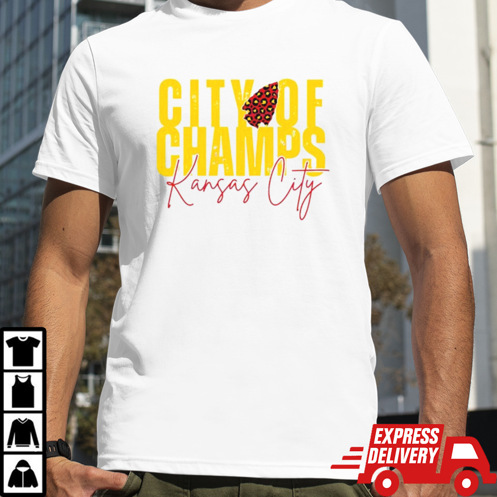 City of Champs Kansas City football shirt