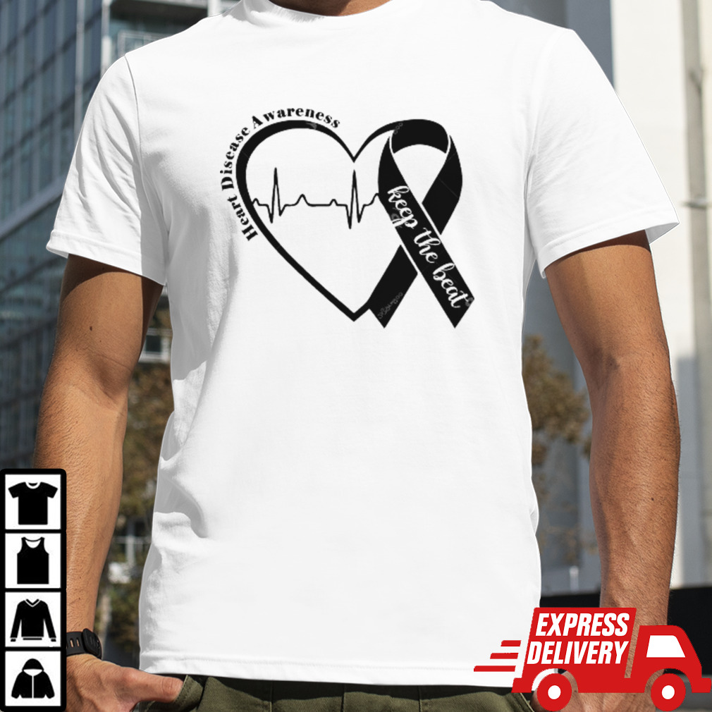 ECG Heart Disease Awareness Keep The Beat shirt