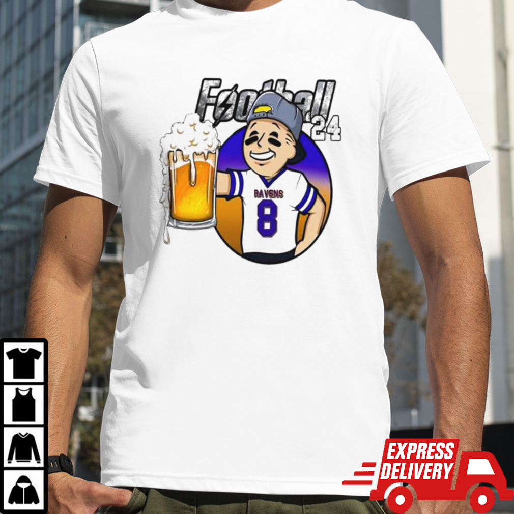 Introducing Beer Football Baltimore Ravens Drink Beer 24 shirt