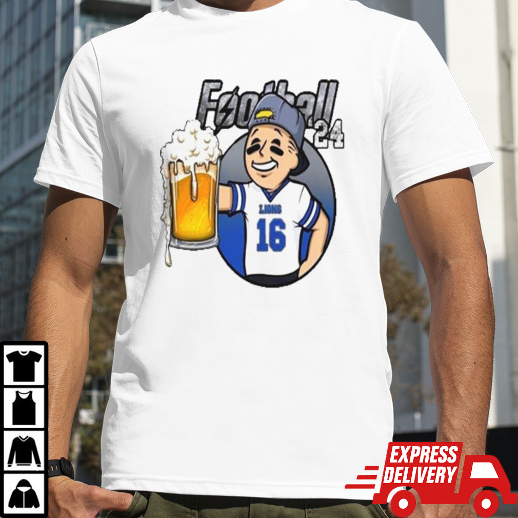 Introducing Beer Football Detroit Lions Drink Beer 24 shirt