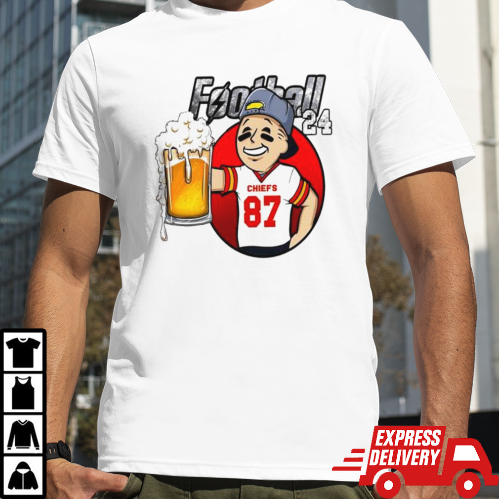 Introducing Beer Football Kansas City Chiefs Drink Beer 24 shirt