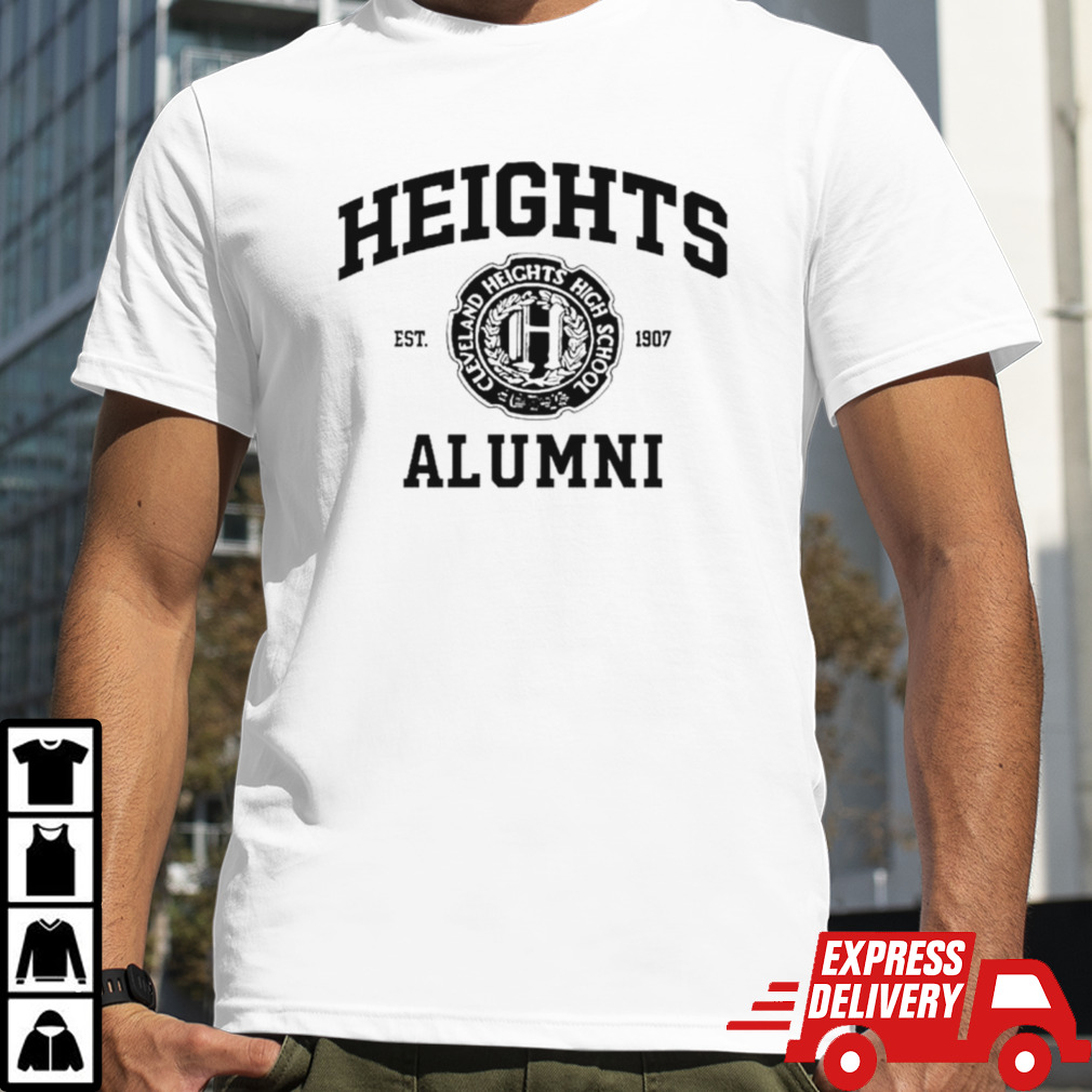 Jason and Travis Heights Alumni logo shirt