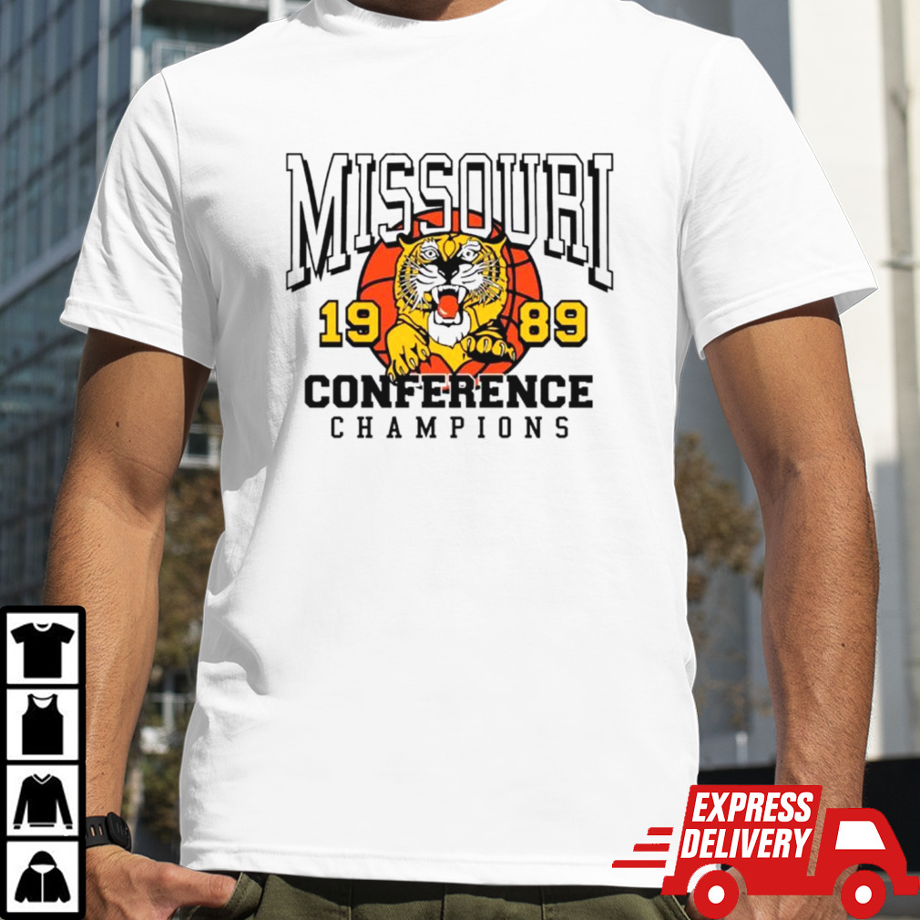 Missouri Tigers 1989 Big 8 Basketball Conference Champions shirt