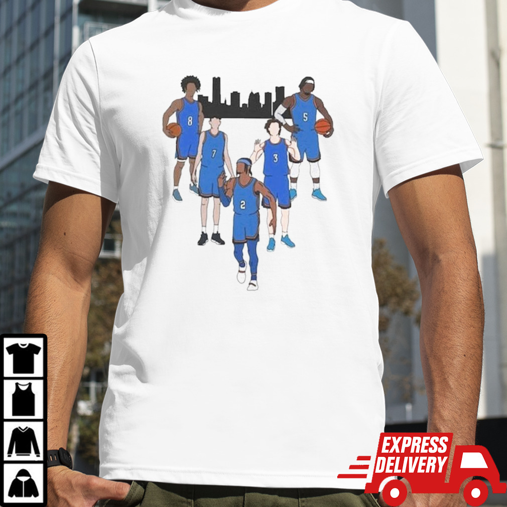 Okc Thunder 2024 Starting Lineup T-shirt