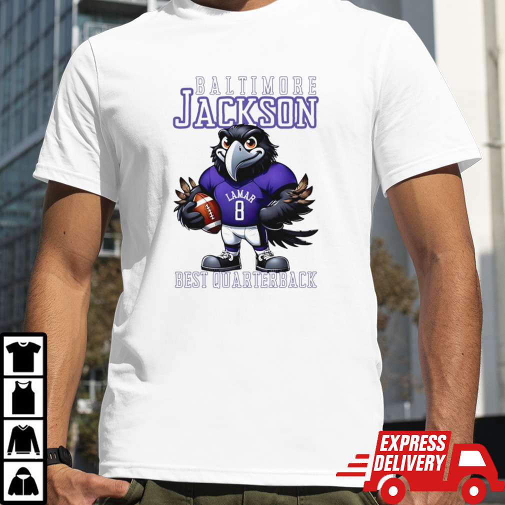 Personalized Name and number Baltimore Jackson best Quarterback Number 8 shirt