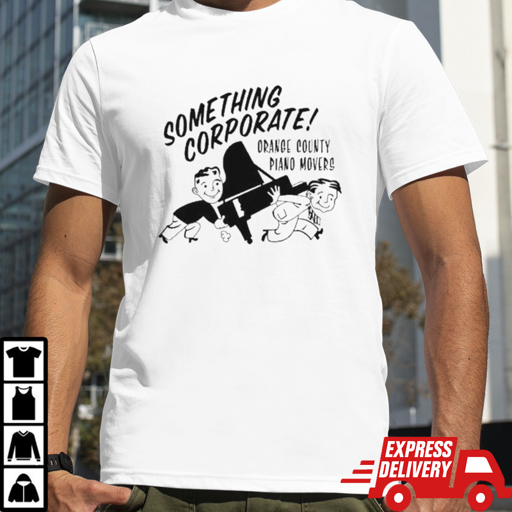 Something Corporate Orange County Piano Movers T-shirt