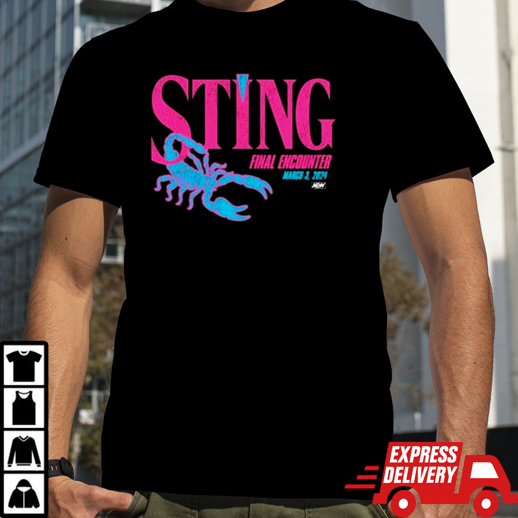 Sting Final Encounter March 3 2024 T-shirt