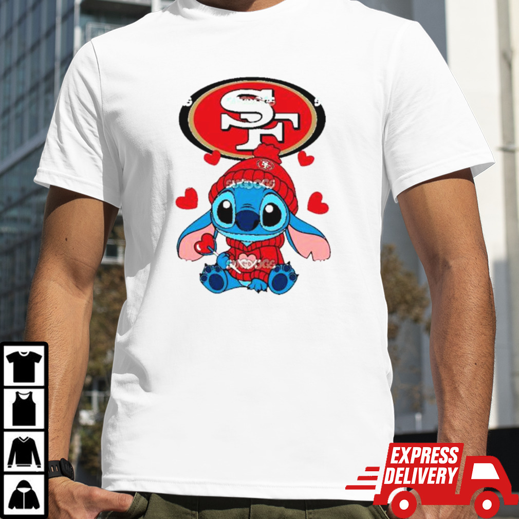 Stitch Valentine Candy Heart San Francisco shirt