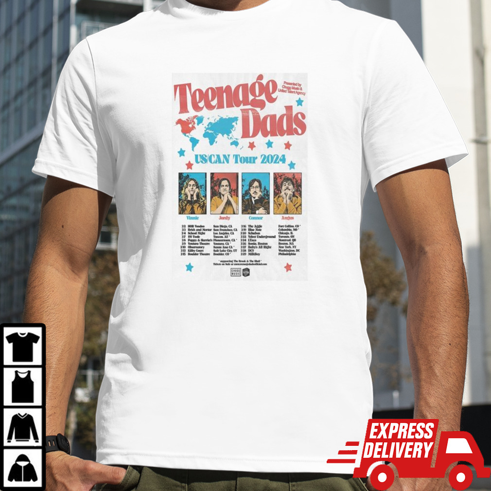 Teenage Dads US-CAN Tour 2024 T-shirt