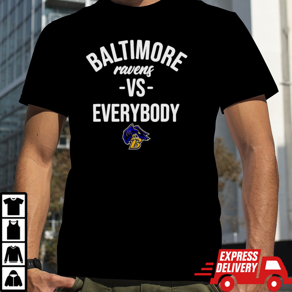 Baltimore Ravens Vs Everybody retro shirt