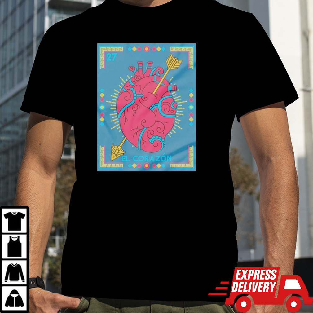 El Corazon Mexican Loteria shirt